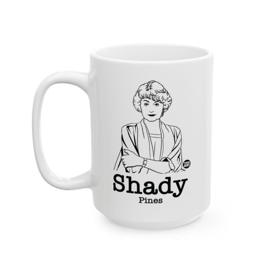 Shady Pines Mug Featuring Iconic Character Illustration