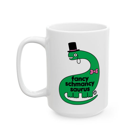 Fancy Schmancy Saurus Dinosaur Mug