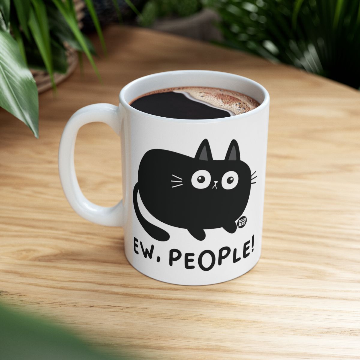 Ew People Cat Funny Coffee Mug Gift for Cat Lovers
