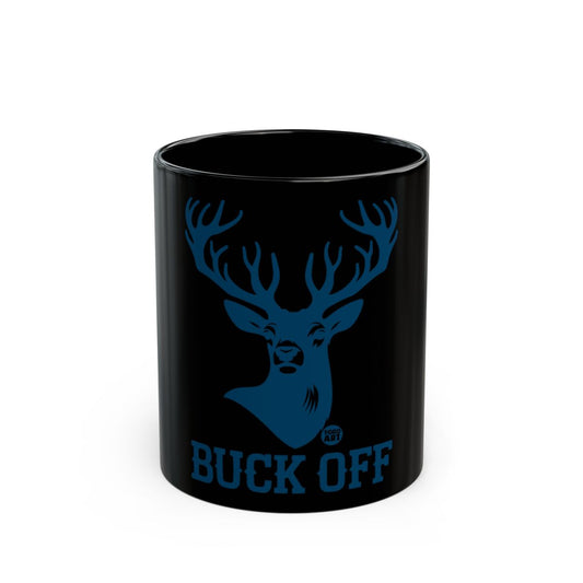Buck Off Blue Deer Print Graphic Mug Product