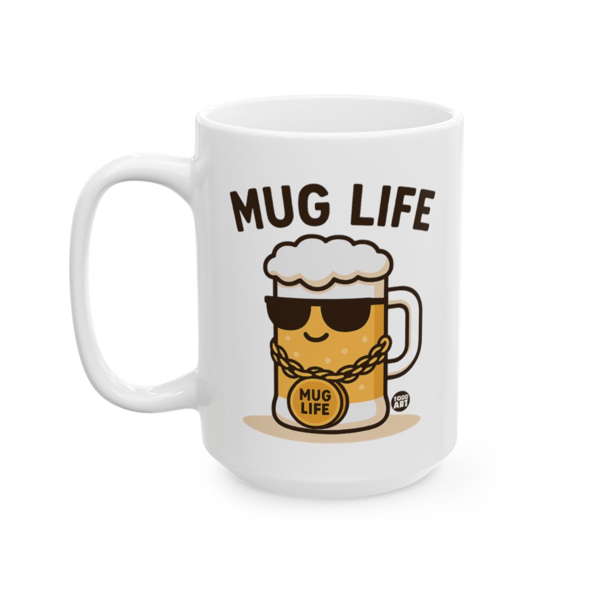 Mug Life Cartoon Beer Character Fun Gift Mug product