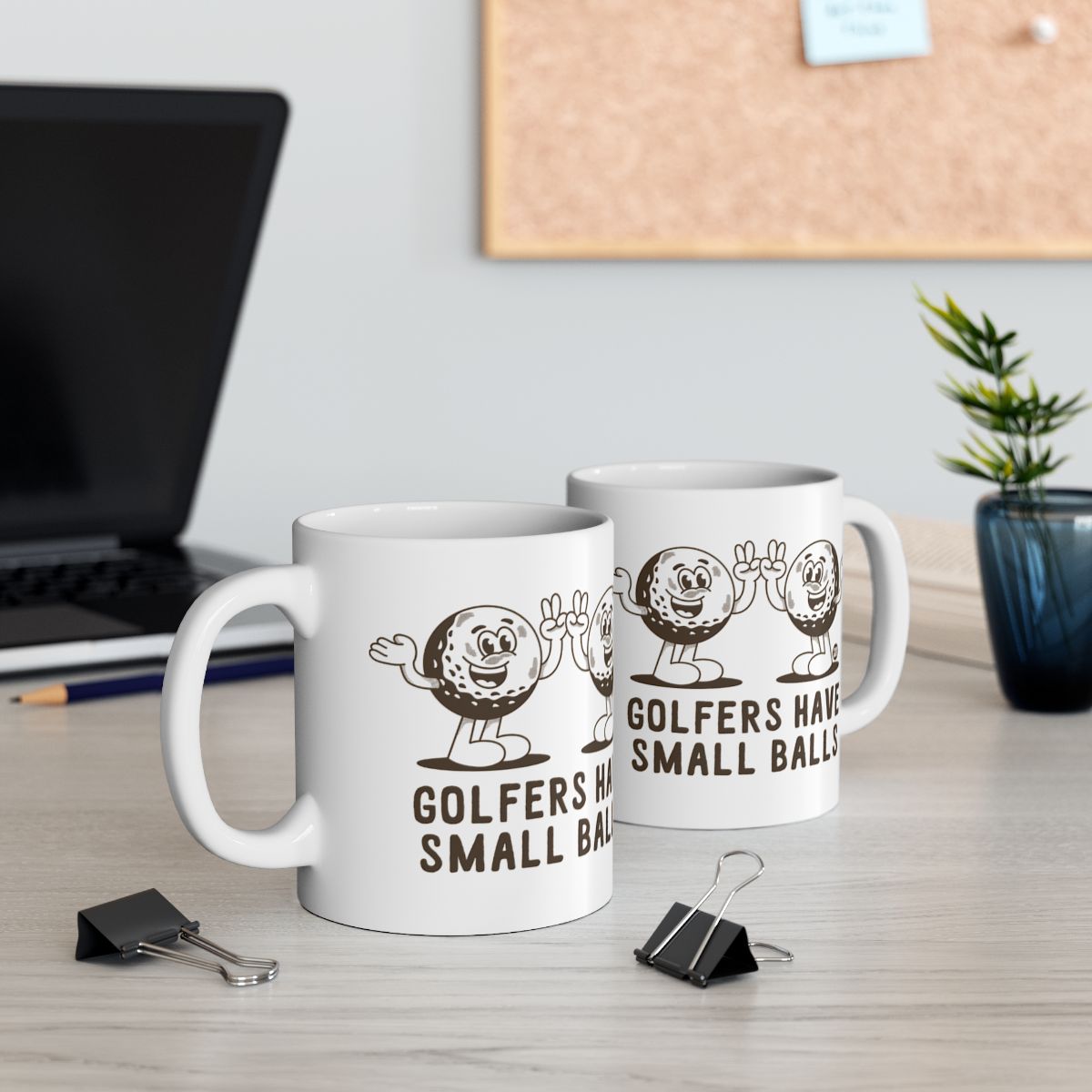 Golfers Have Small Balls Funny Coffee Mug Product