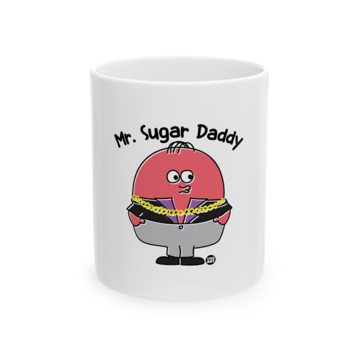 Mr. Sugar Daddy Cartoon Character Coffee Mug