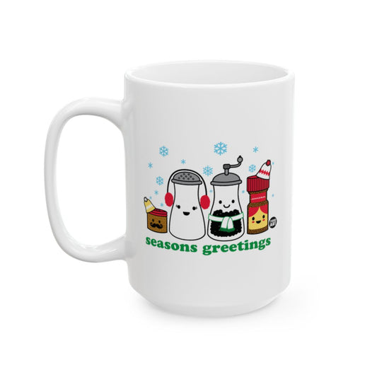 Festive Seasons Greetings Coffee Mug for Holiday Cheer