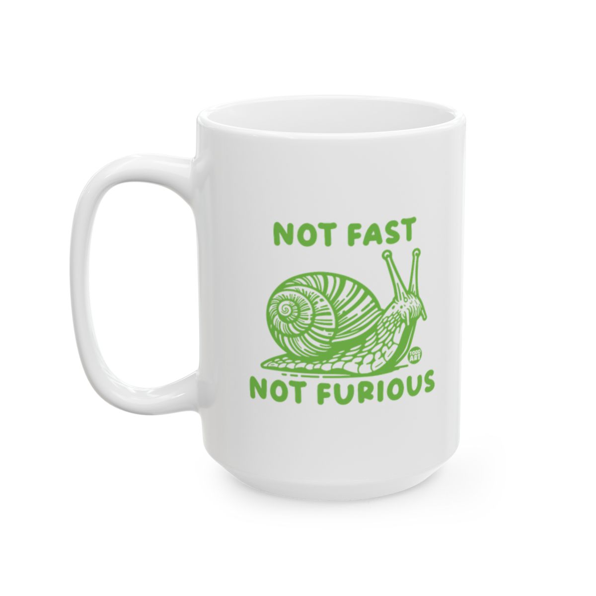 Not Fast Not Furious Snail Large Coffee Mug