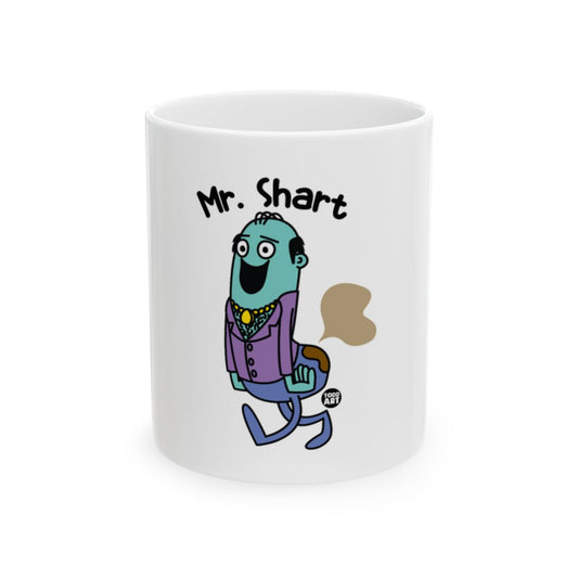 Mr. Shart Funny Animated Character Mug