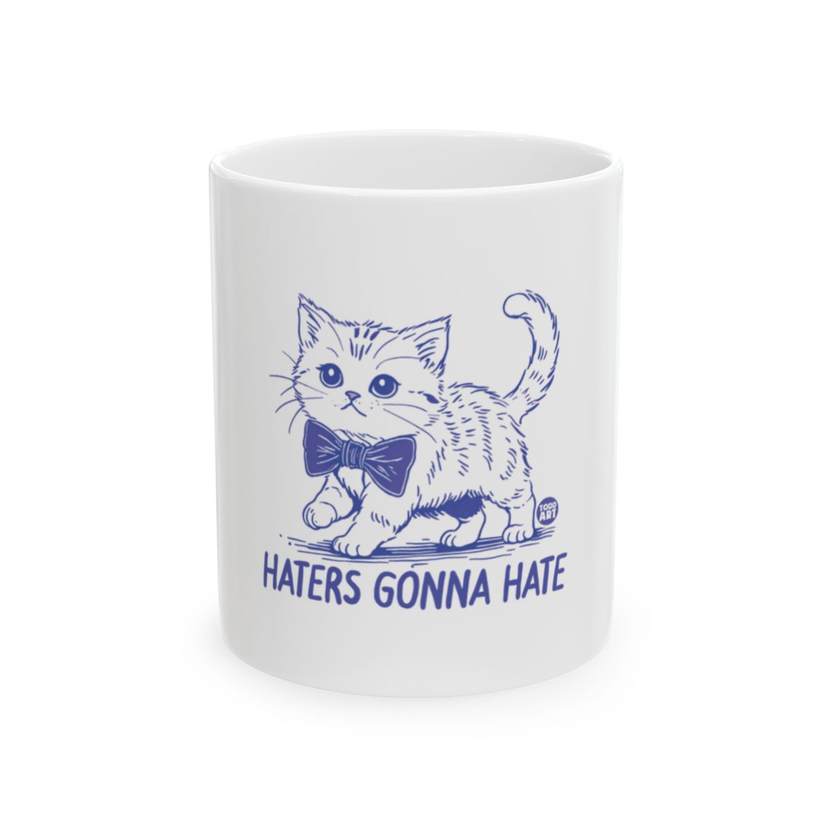Haters Gonna Hate Cute Cat Design Mug