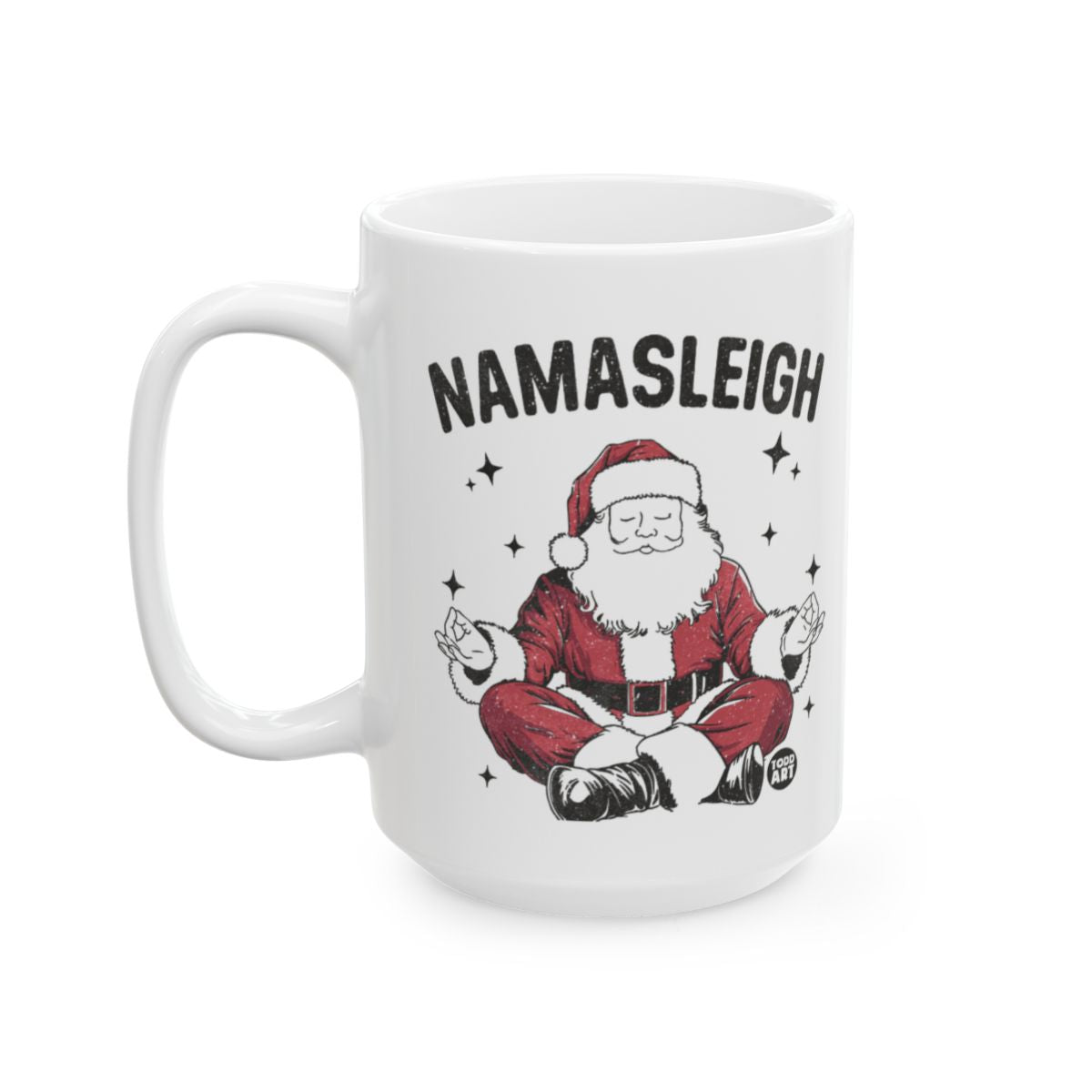 Namasleigh Santa Meditating Christmas Mug