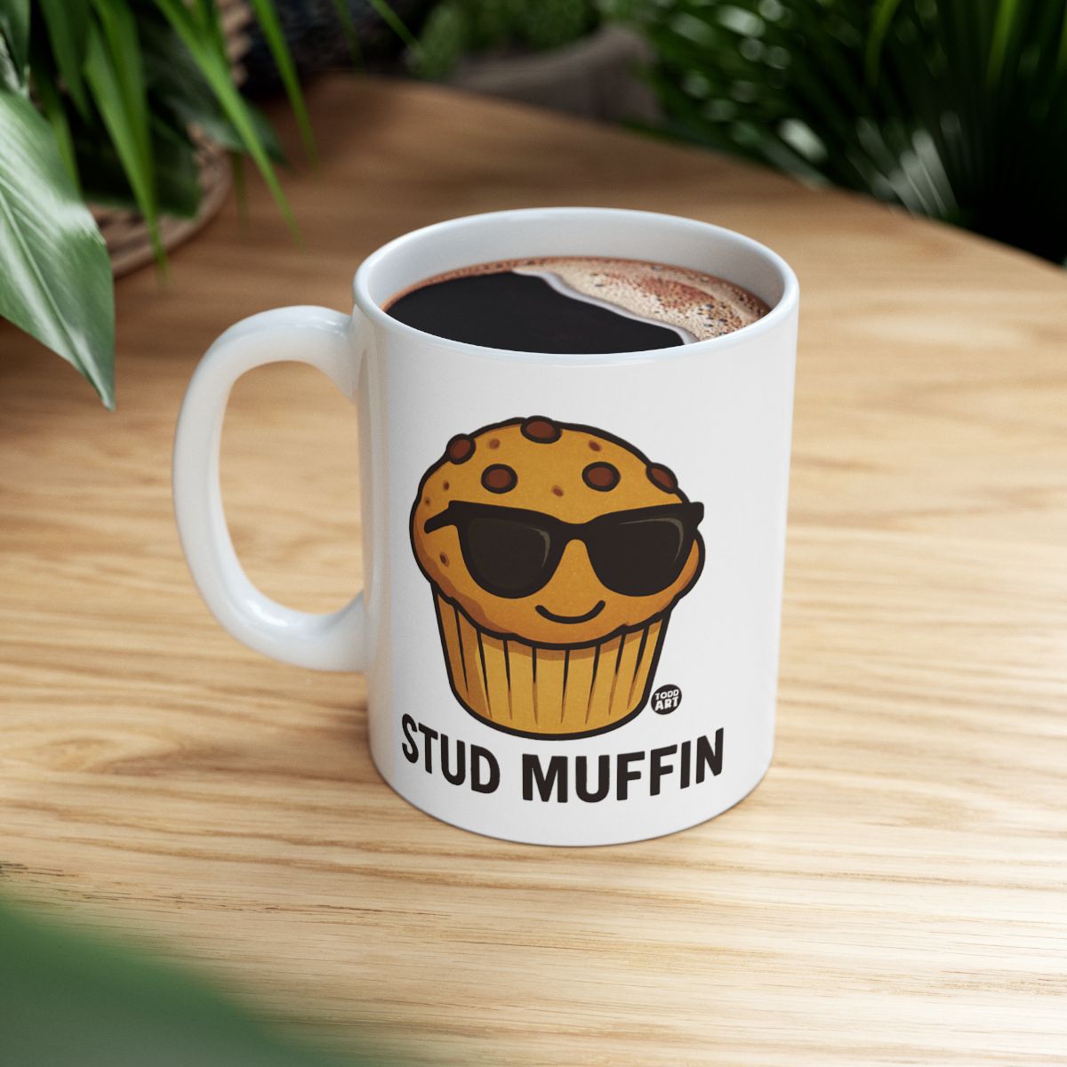Cool Stud Muffin Printed Coffee Mug for Fun Mornings