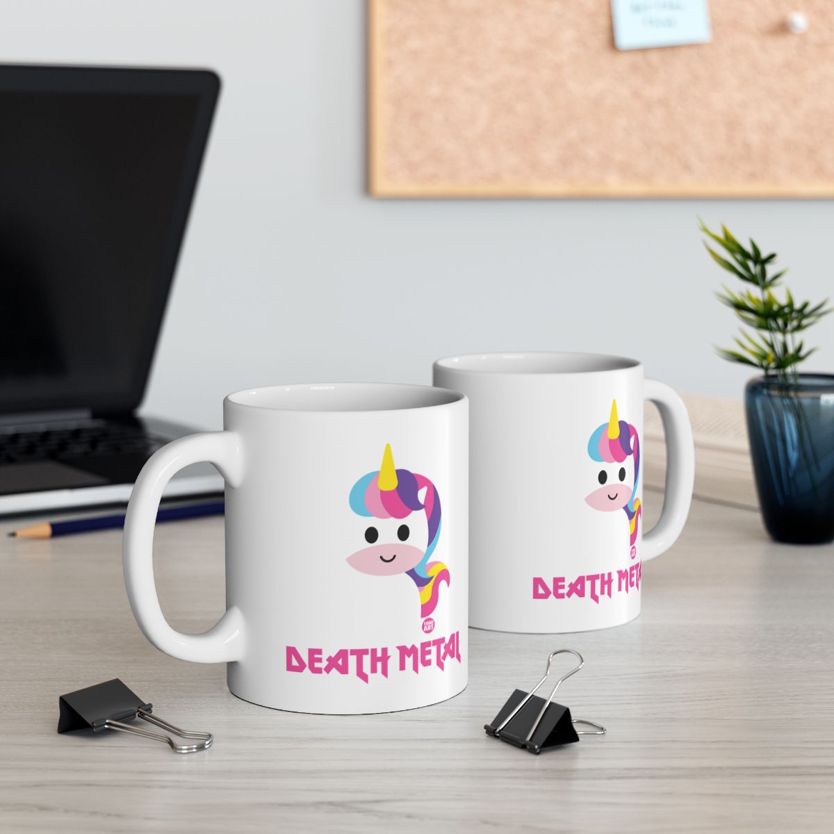 Death Metal Unicorn Mug for Fun and Unique Gifts