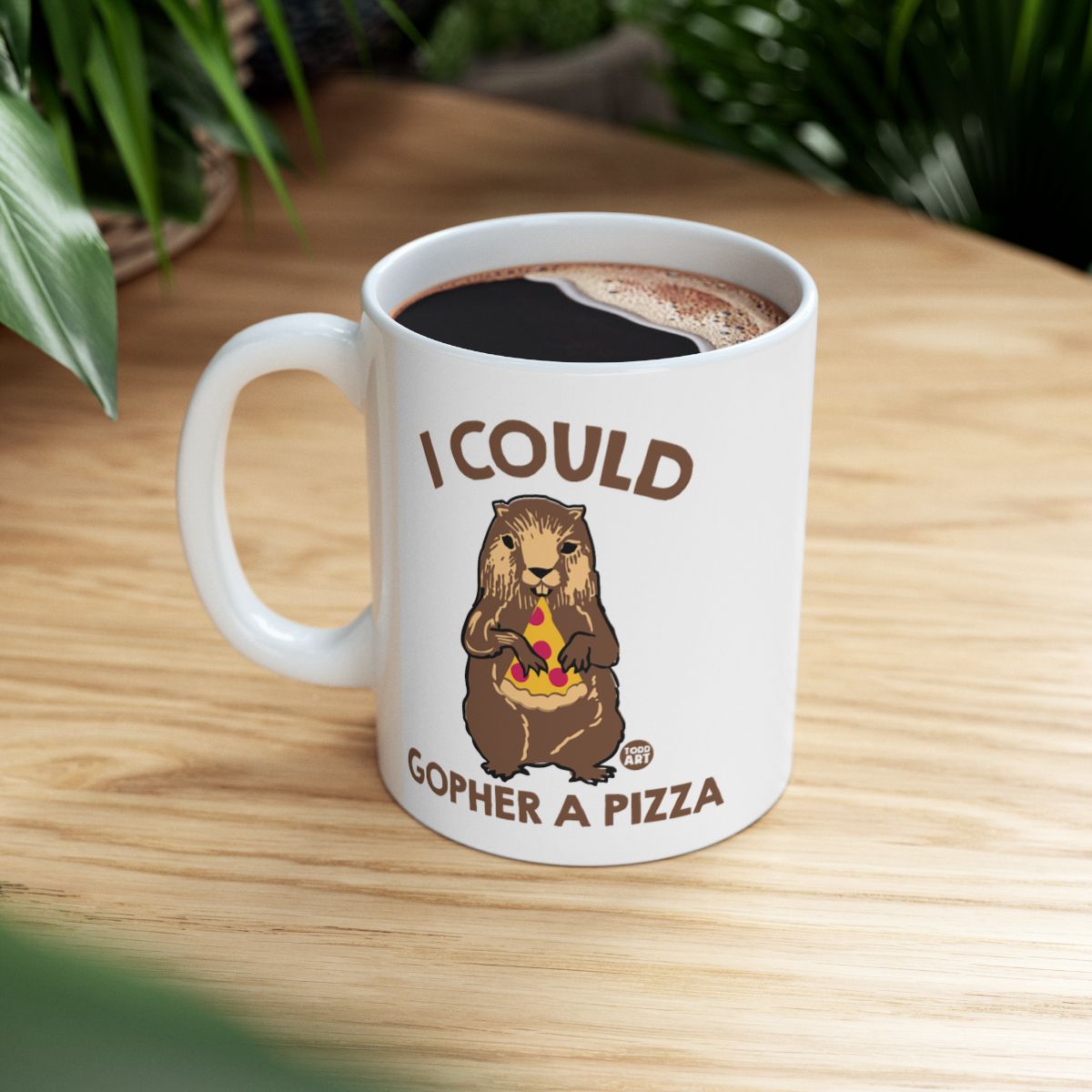 I Could Gopher a Pizza Animal Pun Coffee Mug