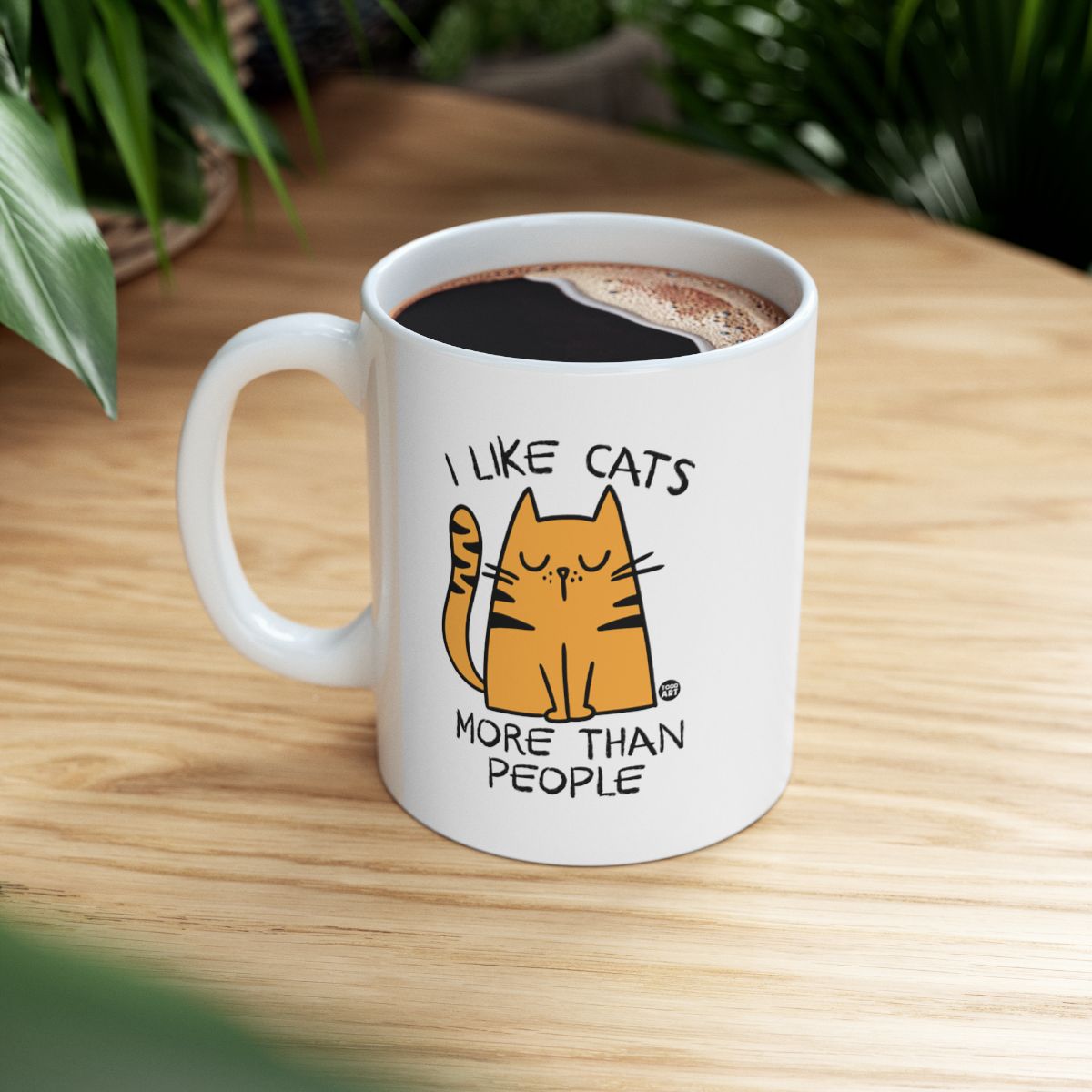 I Like Cats More Than People Funny Mug for Cat Lovers