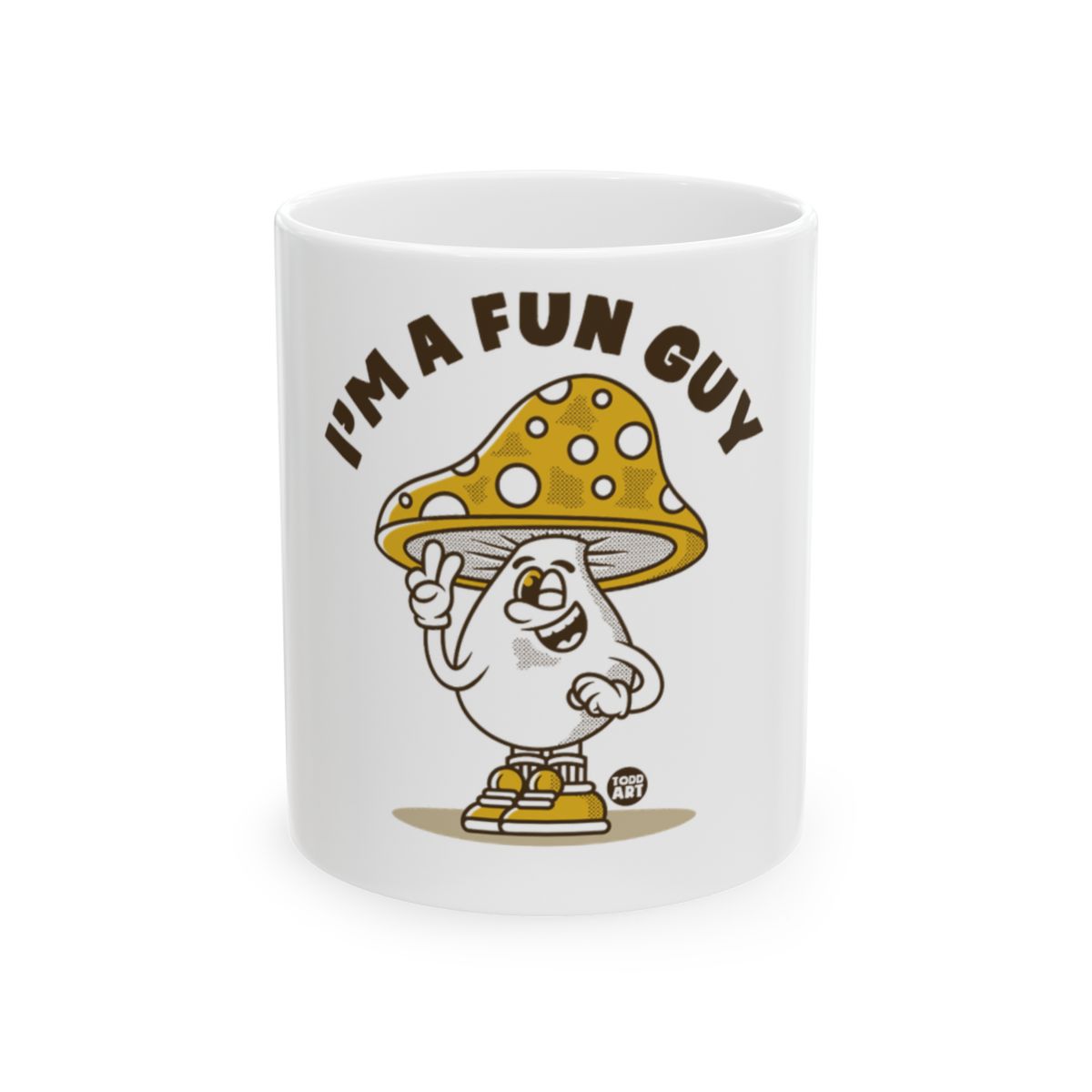 I'm a Fun Guy Mushroom Character Mug