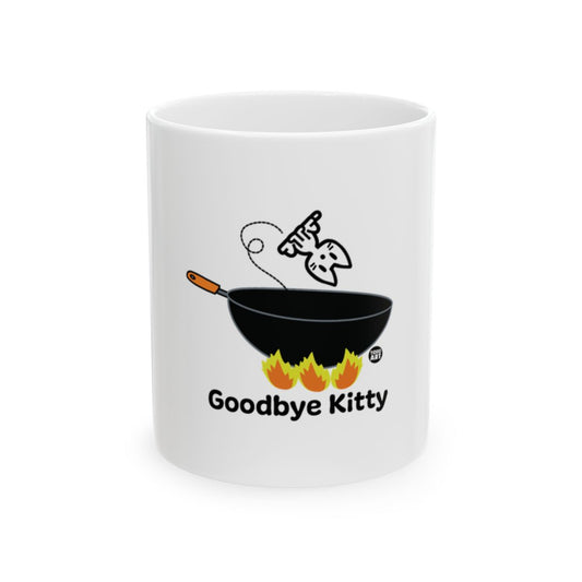 Goodbye Kitty Design Mug for Cat Lovers Gift