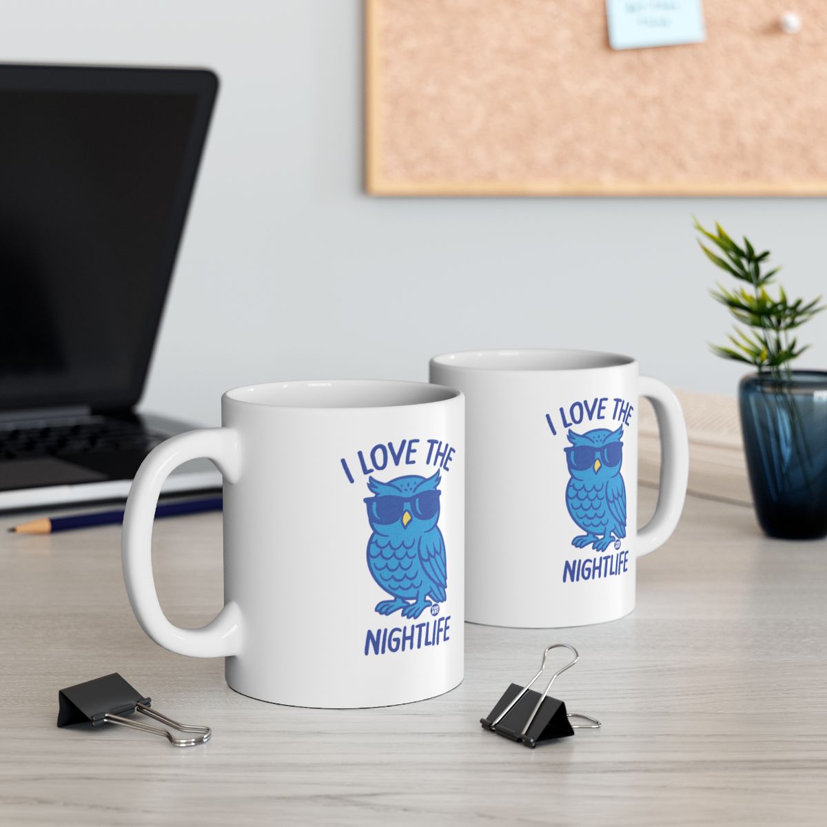 I Love The Nightlife Owl Mug Perfect for Owl Lovers