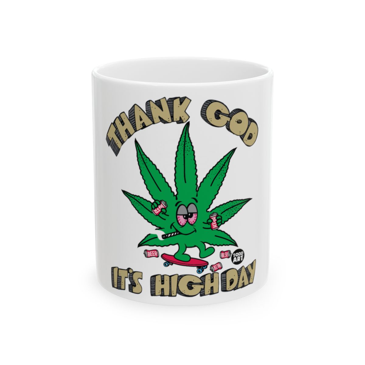 Thank God It's High Day Graphic Artwork Mug