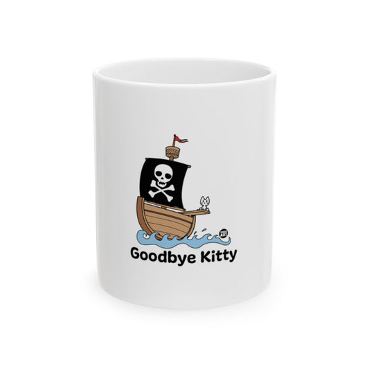 Goodbye Kitty Pirate Adventure Coffee Mug
