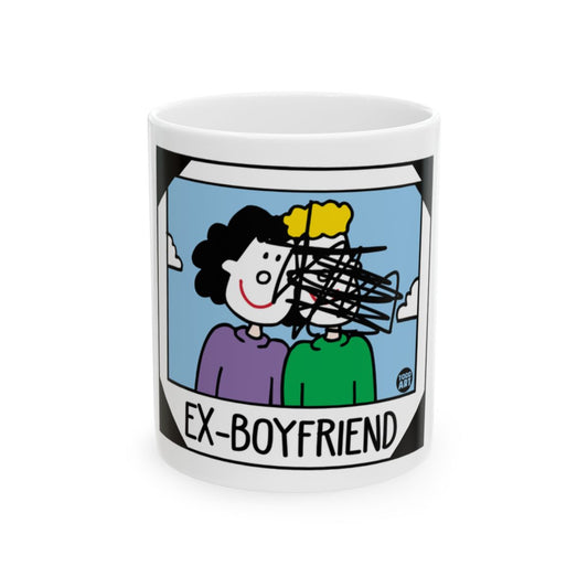 Humorous Ex-Boyfriend Printed Ceramic Coffee Mug