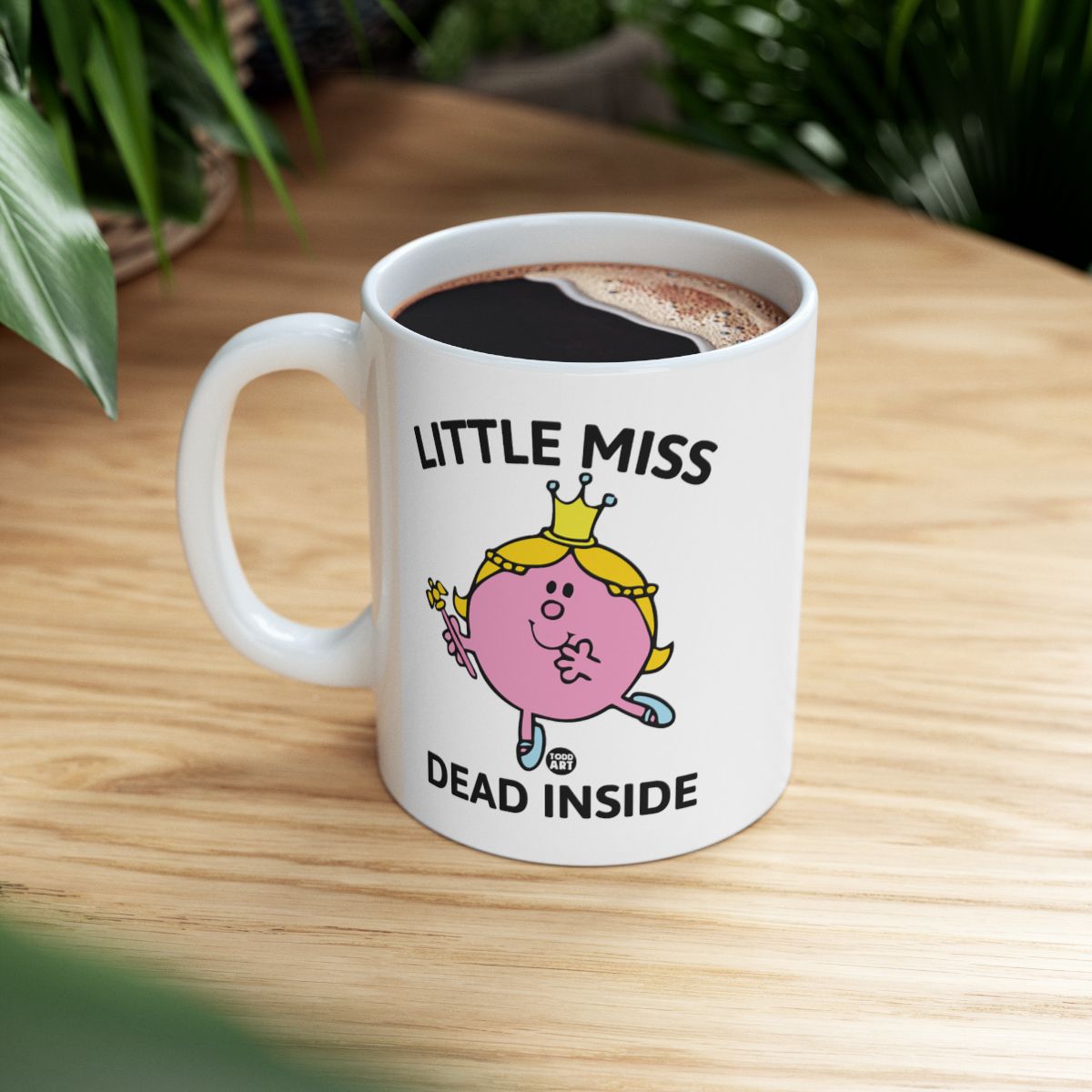 Little Miss Dead Inside Crown Character Mug