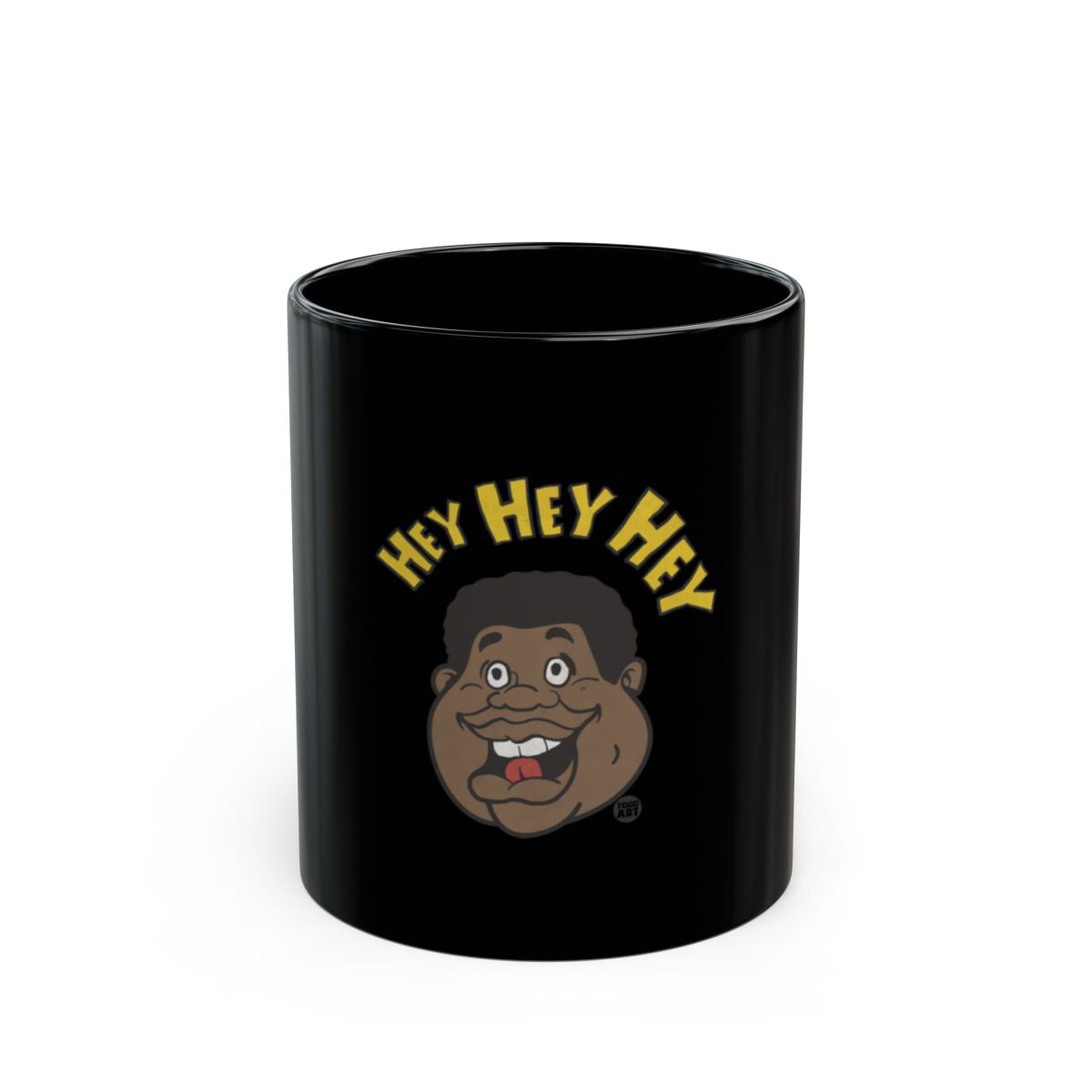 Hey Hey Hey Fat Albert Black Mug