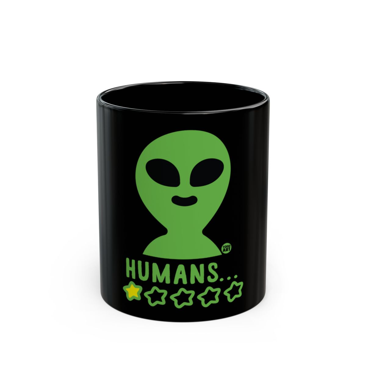 Humans One-Star Alien Design Coffee Mug