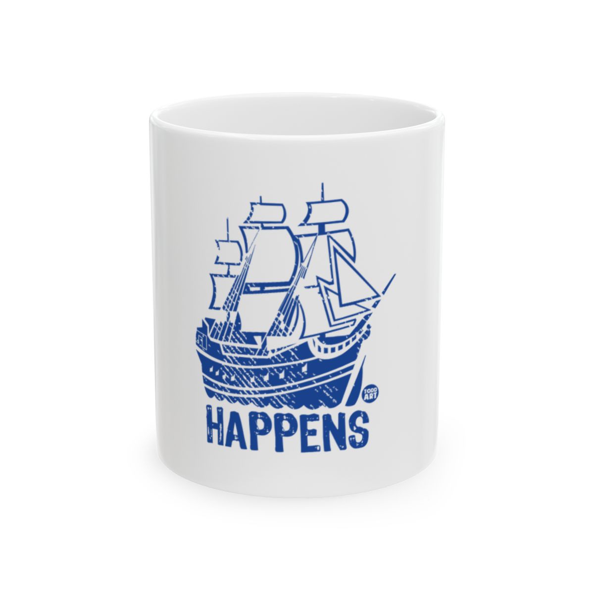 Happens Sailing Ship Design Classic Ceramic Mug