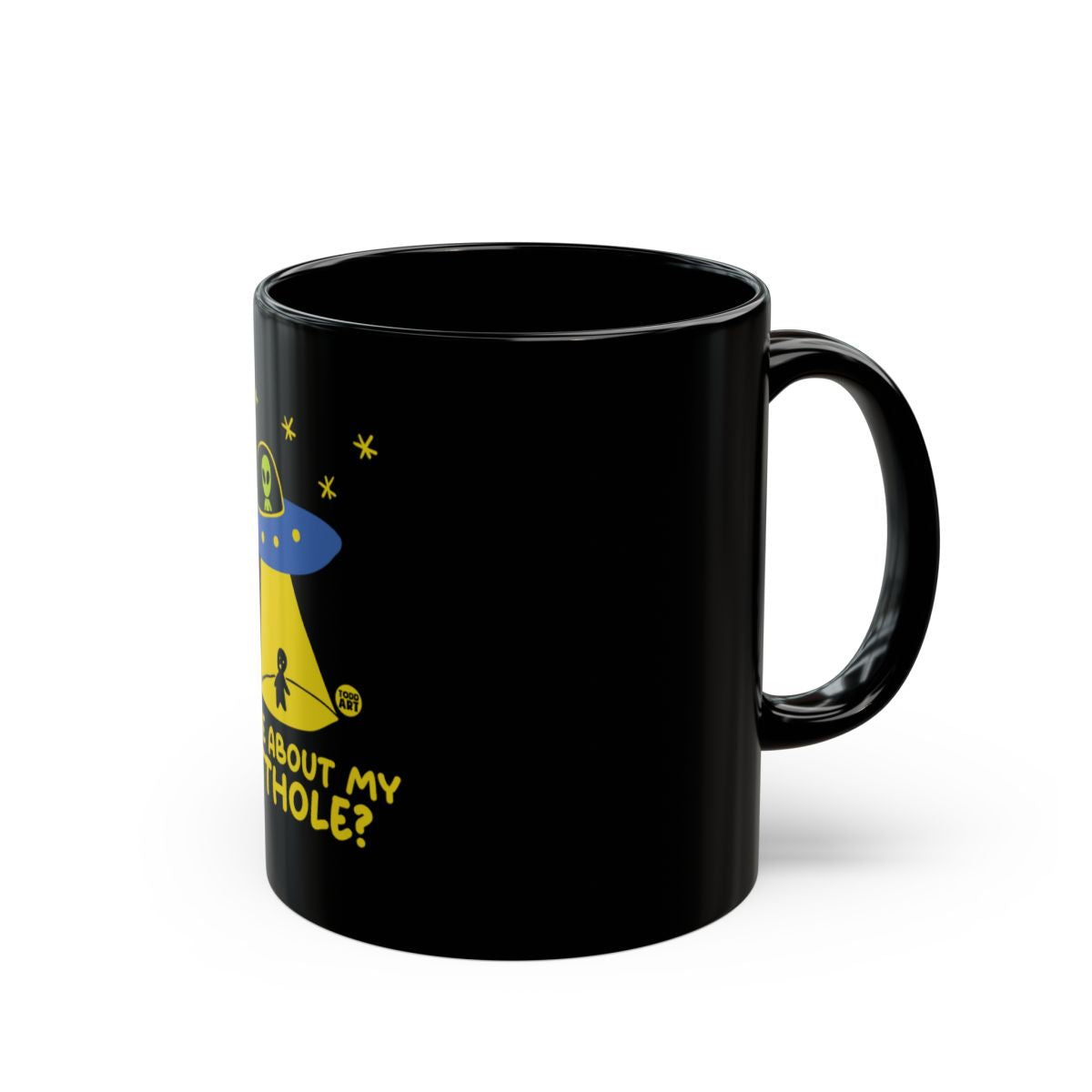 UFO Theme Fun Design Alien Talking Mug