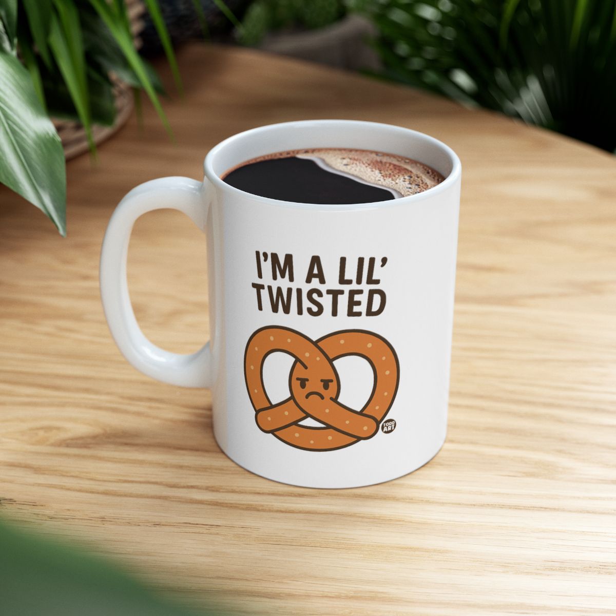 I'm A Lil' Twisted Pretzel Design Mug