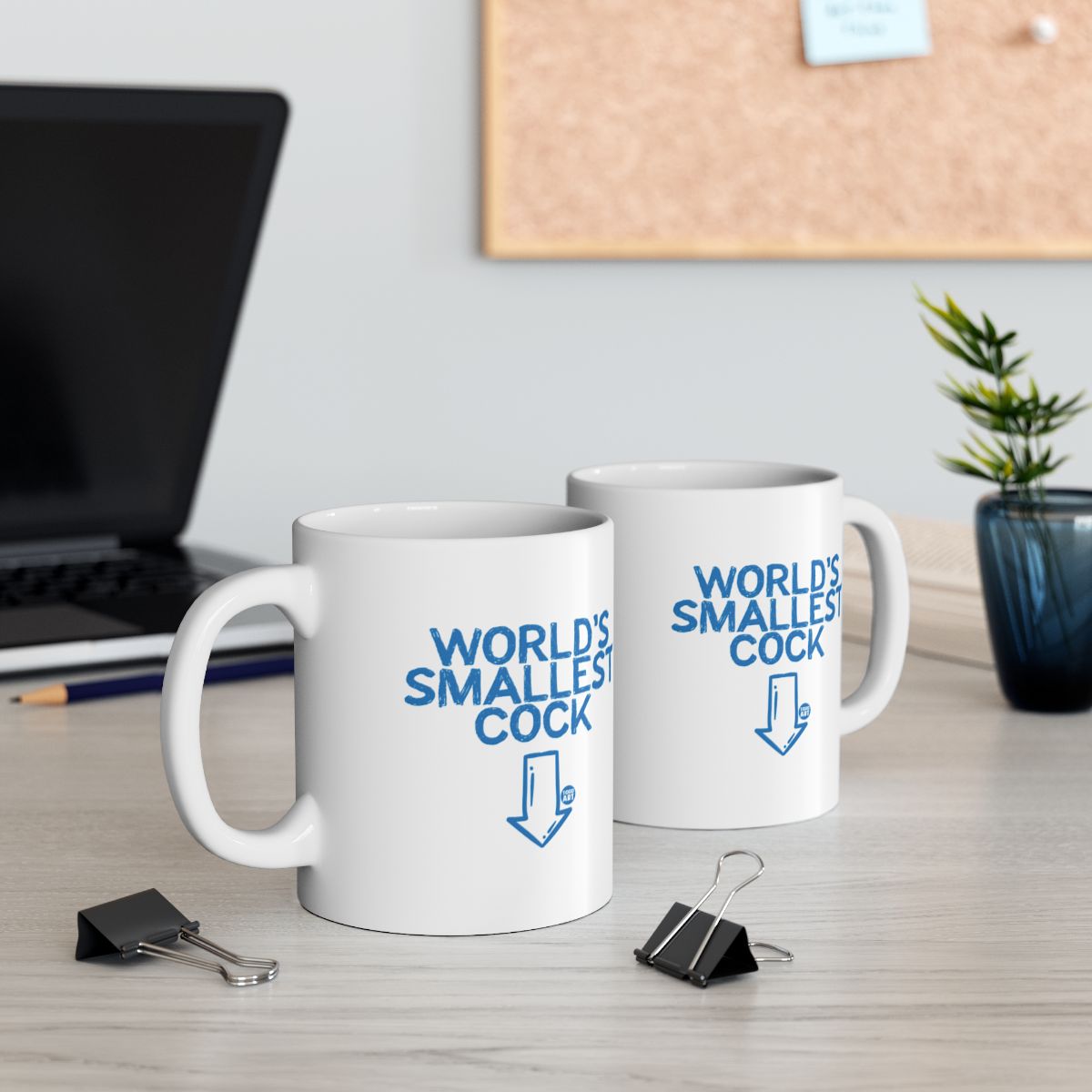World's Smallest Cock Mug Funny Office Gift