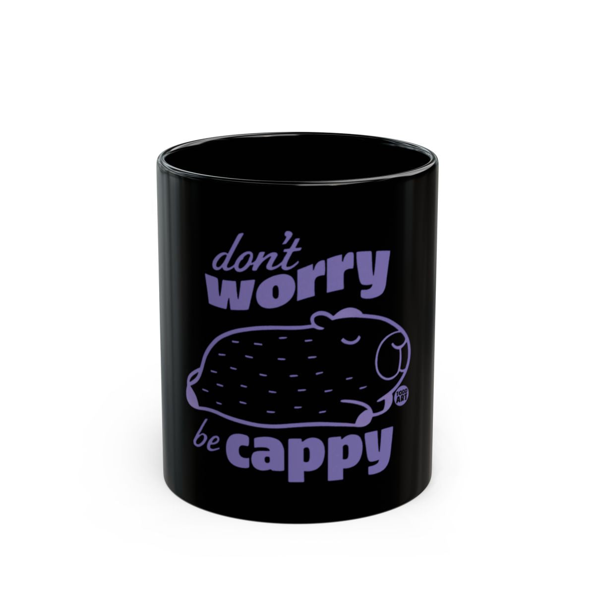 Don't Worry Be Cappy Mug With Cute Capybara Design