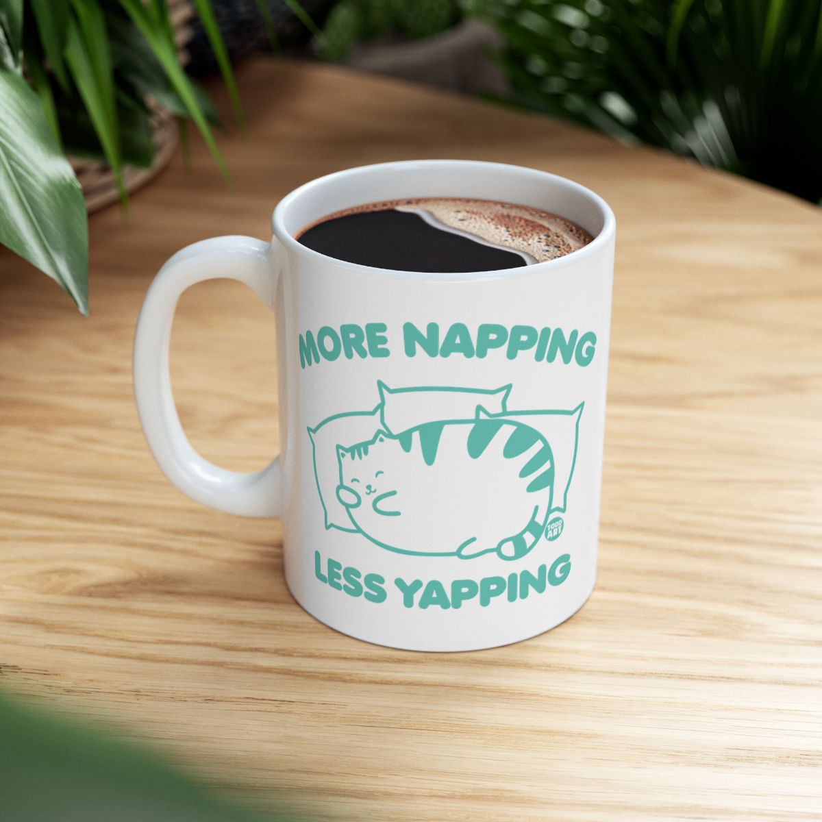 More Napping Less Yapping Cat Design Mug Product