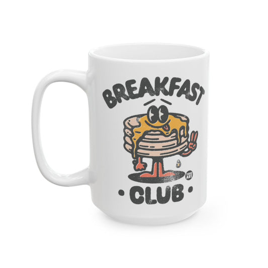 Fun Breakfast Club Cartoon Pancakes Coffee Mug