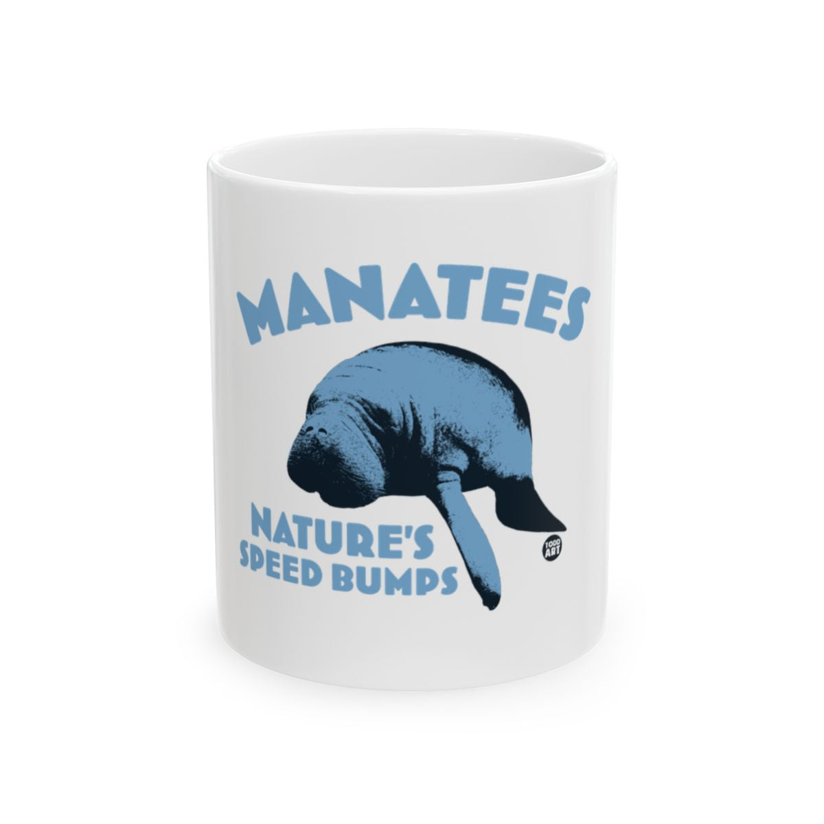 Manatees Nature's Speed Bumps Funny Coffee Mug