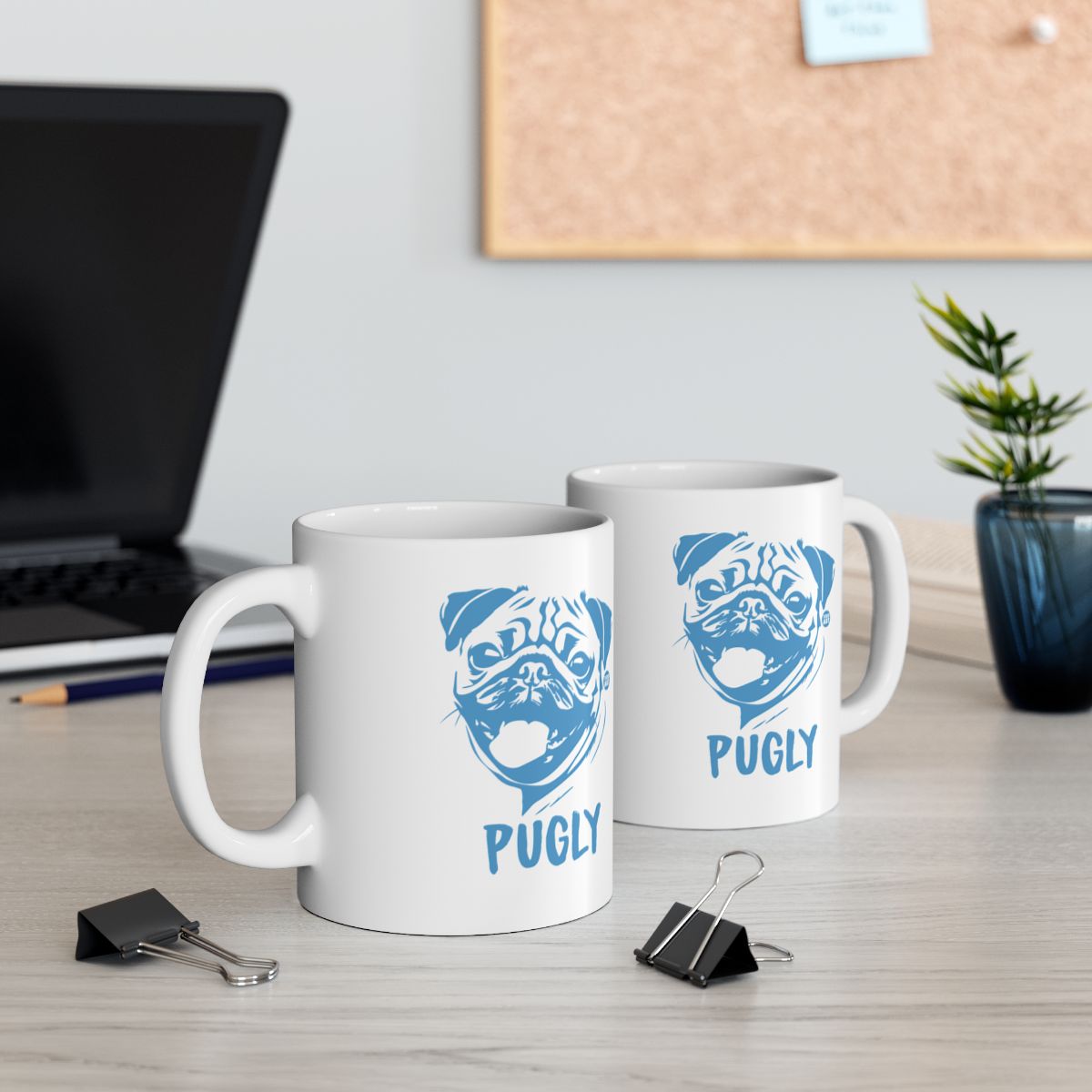 Cute Pugly Design Mug Ideal for Coffee and Tea Enthusiasts