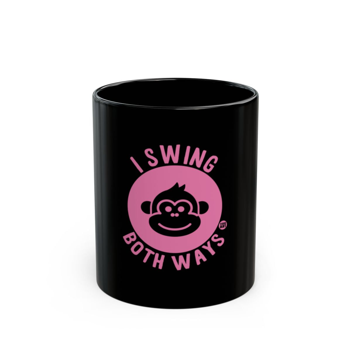 I Swing Both Ways Funny Monkey Design Mug
