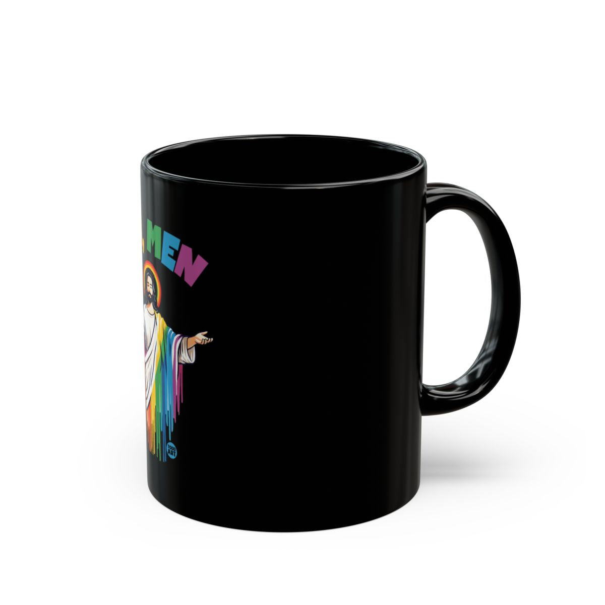 Amen Rainbow Jesus Artwork Mug