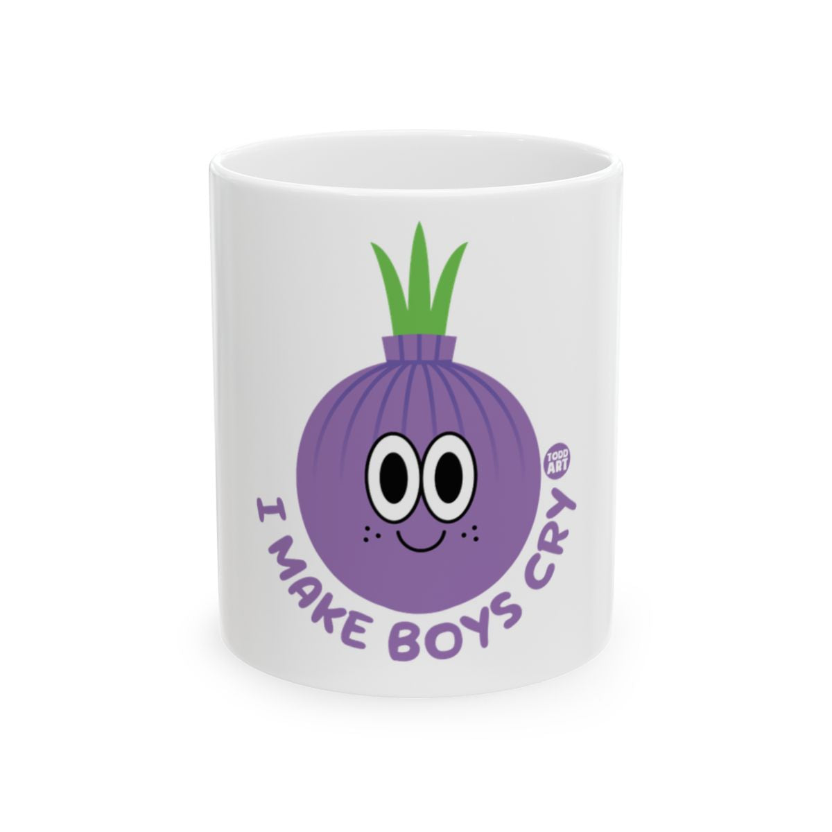 I Make Boys Cry Cute Onion Face Coffee Mug