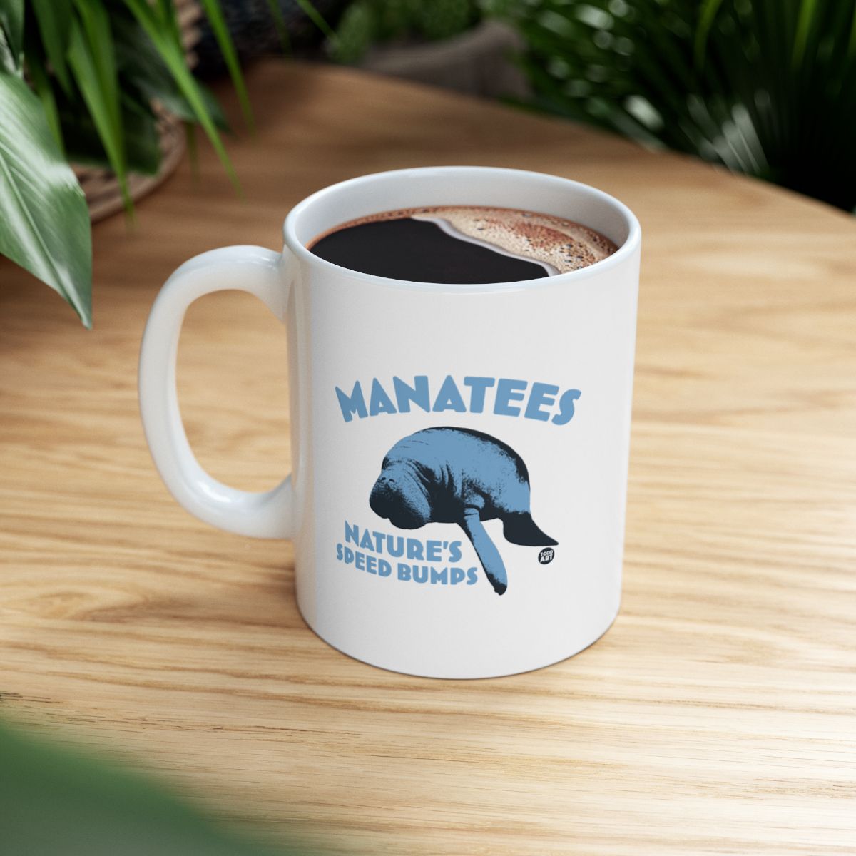 Manatees Nature's Speed Bumps Mug for Morning Coffee