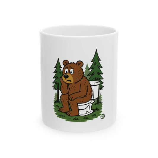 Bear Cartoon Design Illustration Coffee Mug