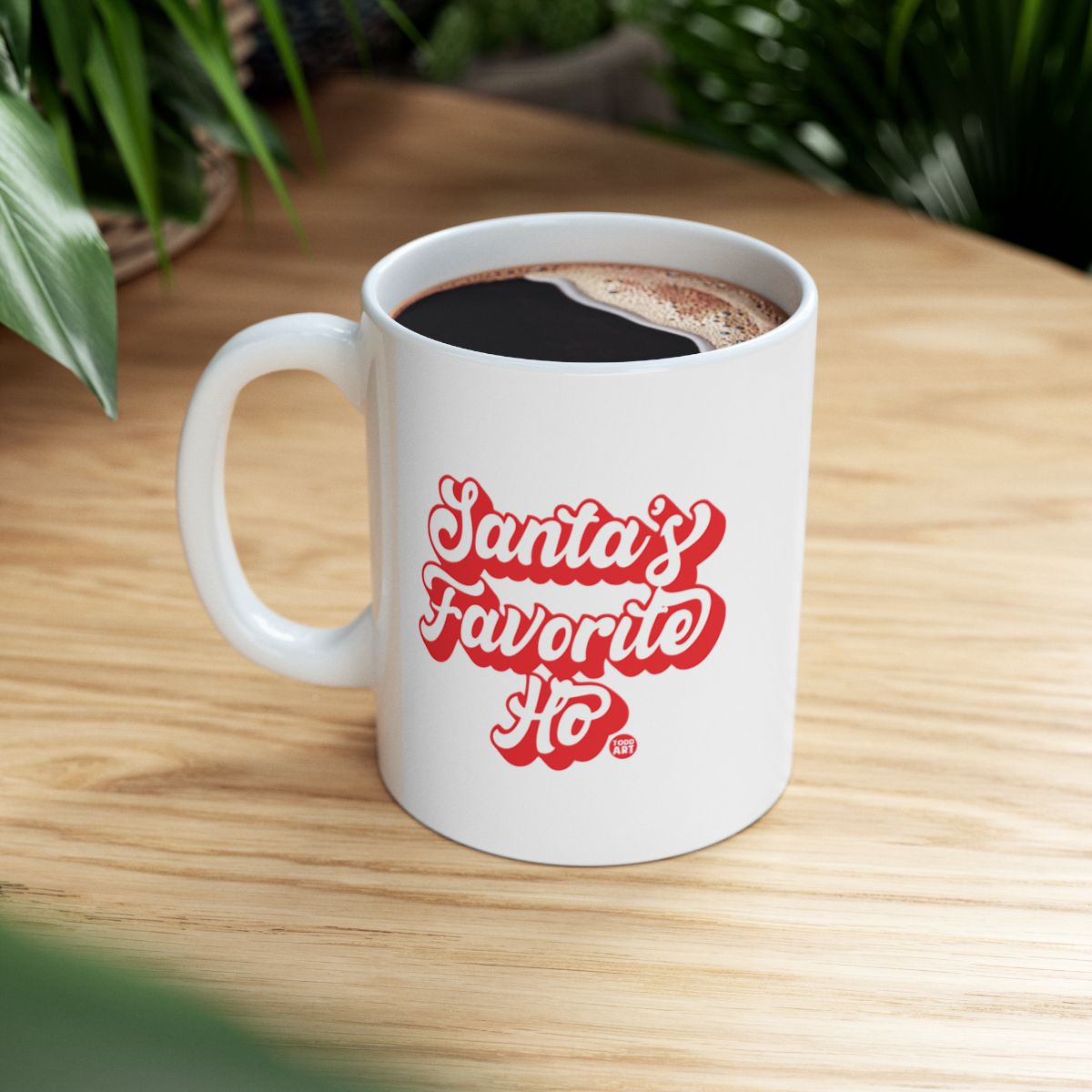 Santa's Favorite Ho Design Mug for Coffee Lovers
