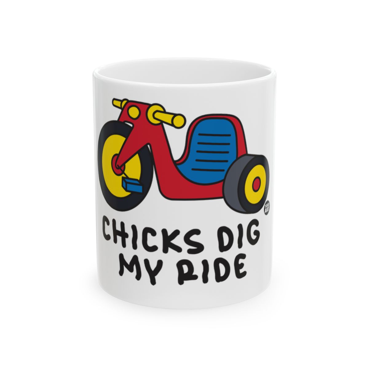Chicks Dig My Ride Cute and Funny Mug for Kids