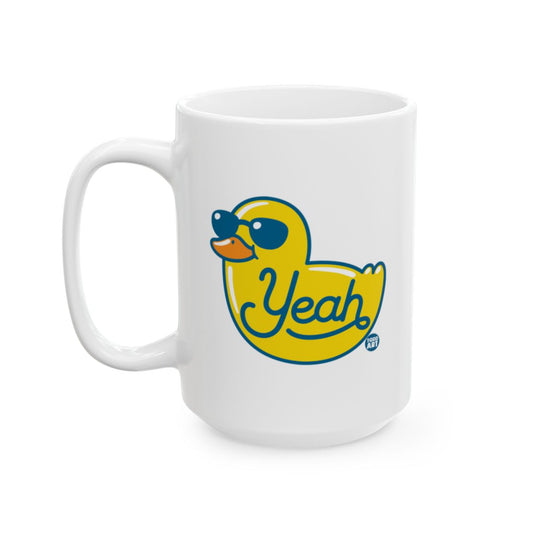 Yeah Duck with Sunglasses Printed Mug