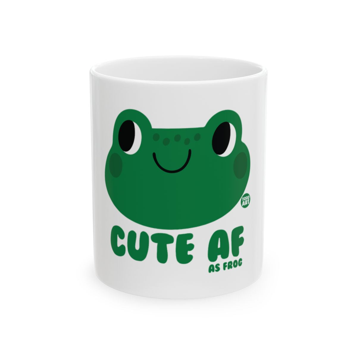 Cute AF as Frog Adorable Coffee Mug