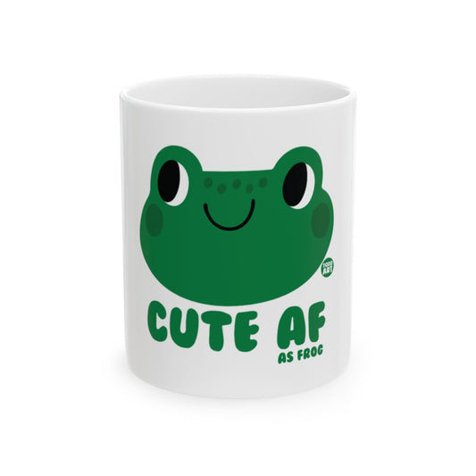 Cute AF as Frog Adorable Coffee Mug