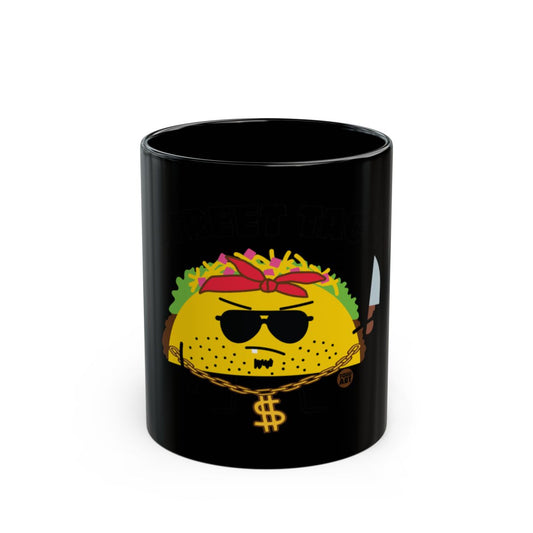 Cool Street Taco Character Illustration Mug