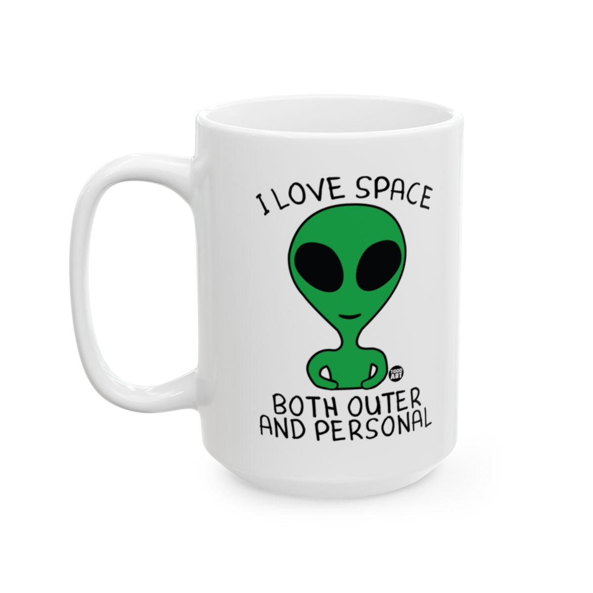I Love Space Both Outer and Personal Unique Mug