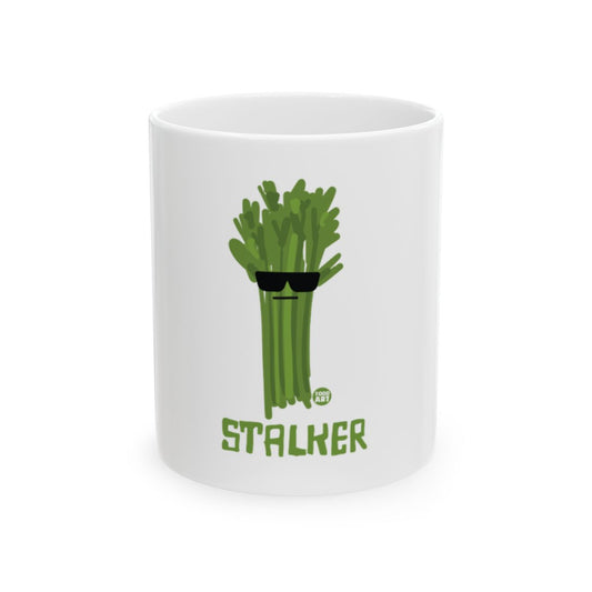 Funny Asparagus Stalker Graphic Novelty Mug