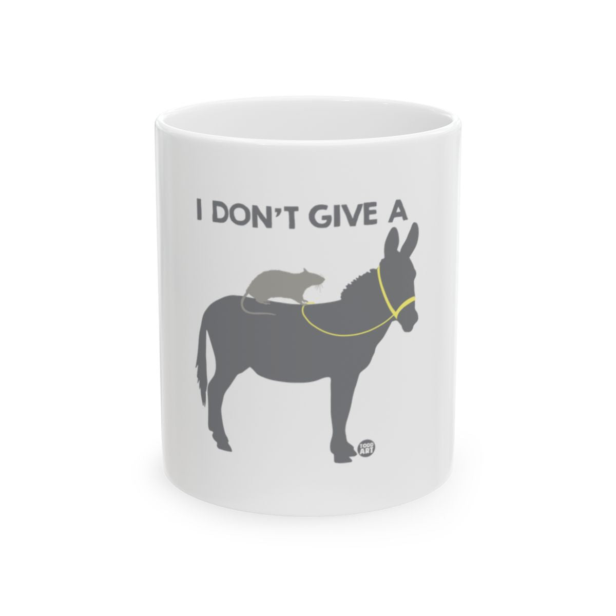 I Don't Give A Rat On Donkey Funny Mug Gift