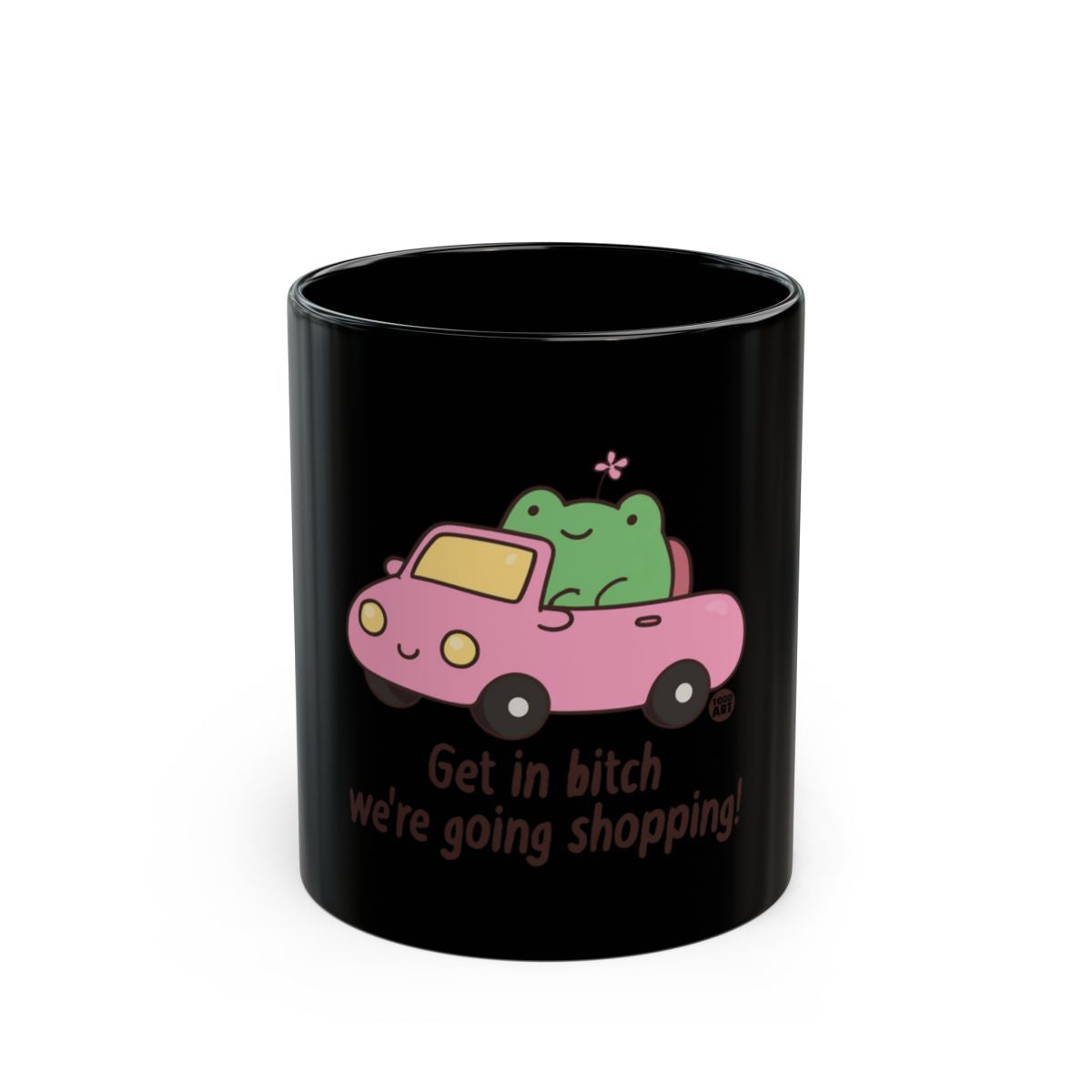 Funny Frog Car Design Get In We're Going Shopping Mug