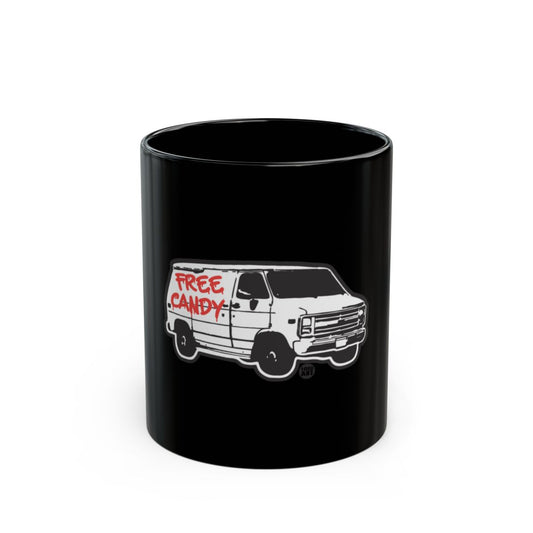 FREE CANDY Van Design Black Coffee Mug